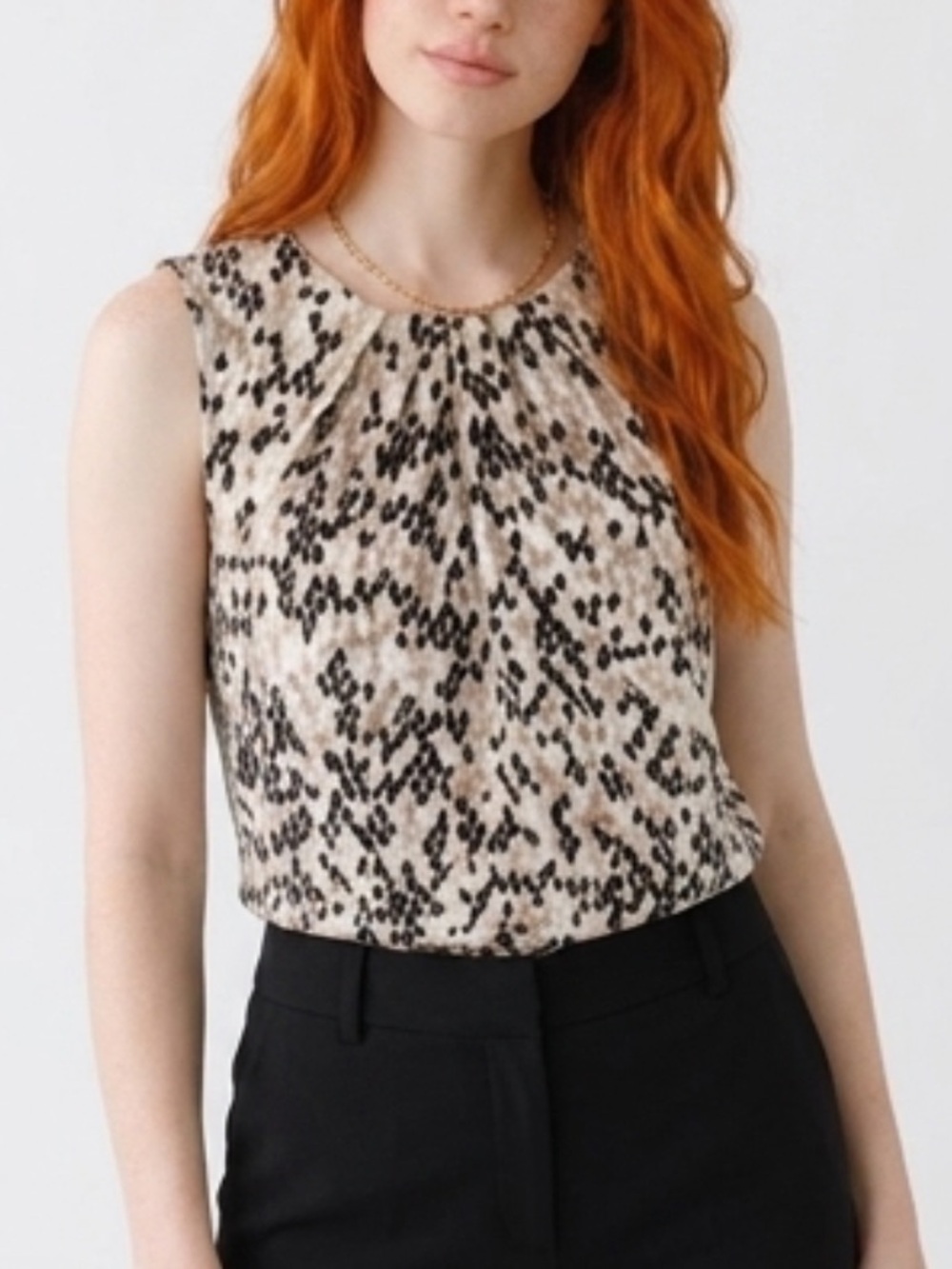 Jones New York sleeveless top like new